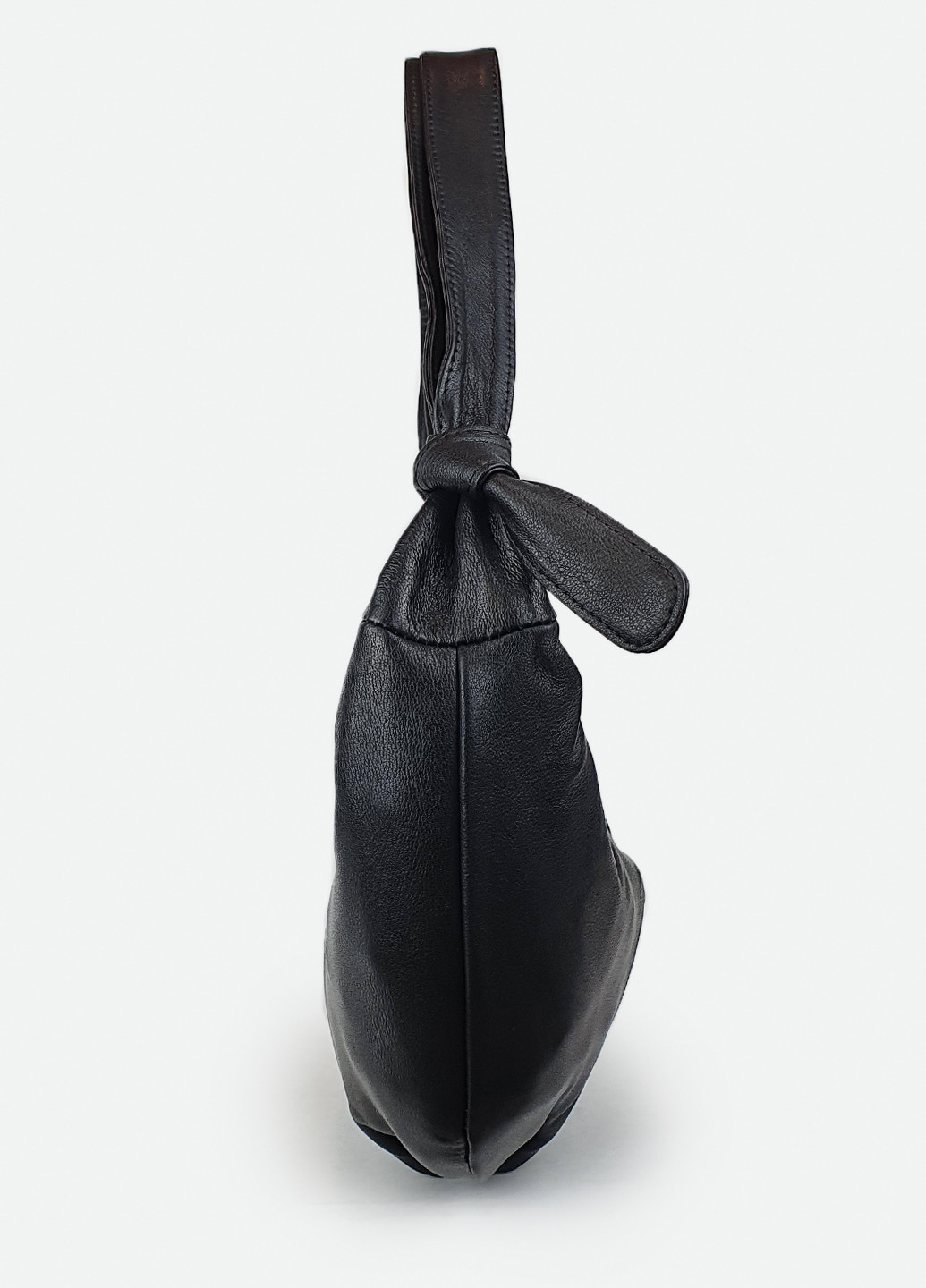 Женская сумка стильная черная кожаная, сумка-луна, бананка на грудь Fashion (229461517)