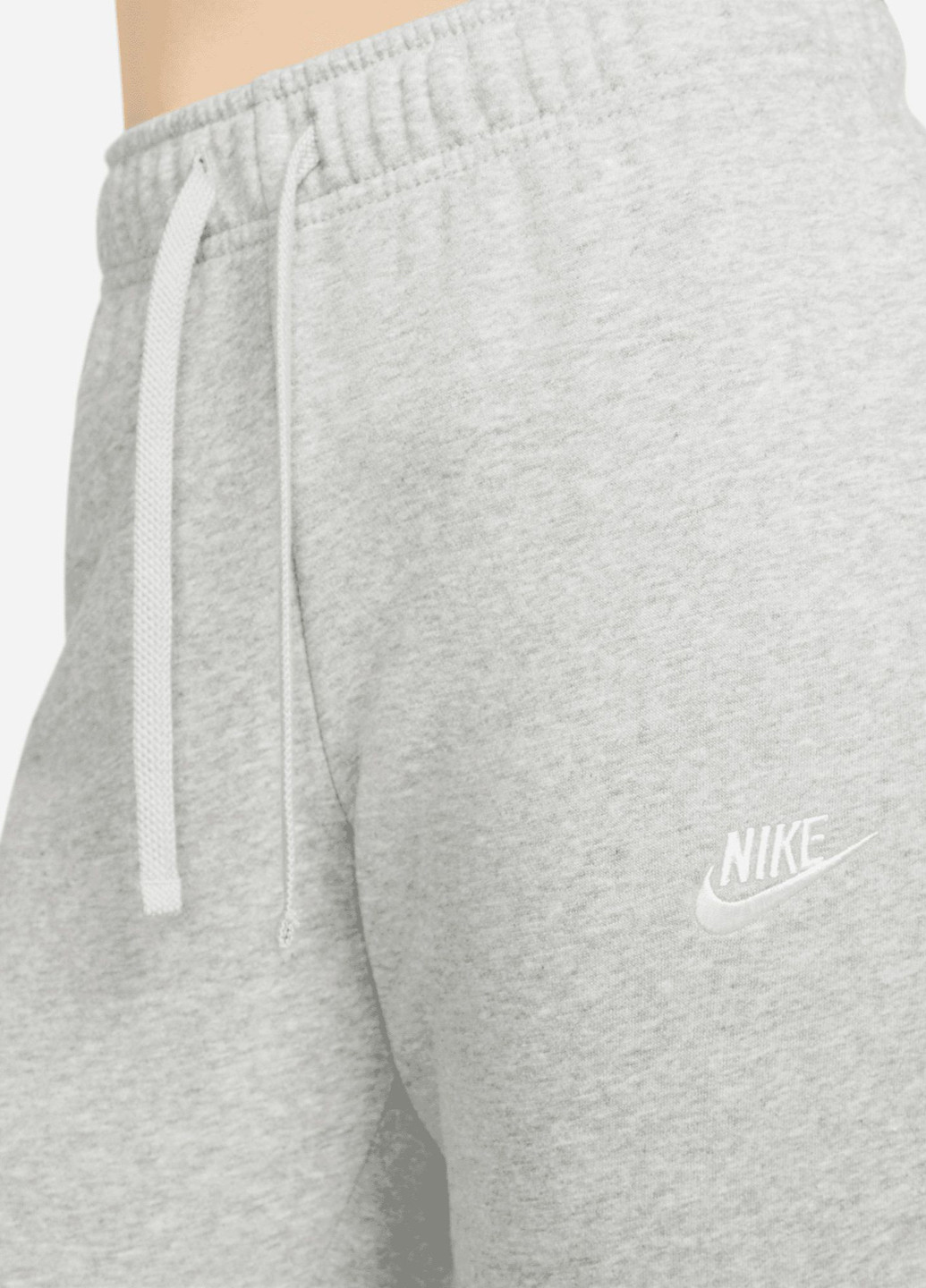Светло-серые спортивные, кэжуал демисезонные джоггеры брюки Nike