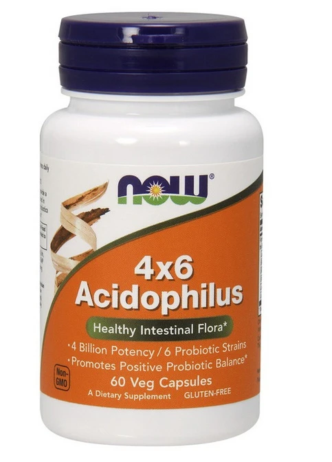 Ацидофілус Acidophilus 4x6 60 caps Now (254916622)