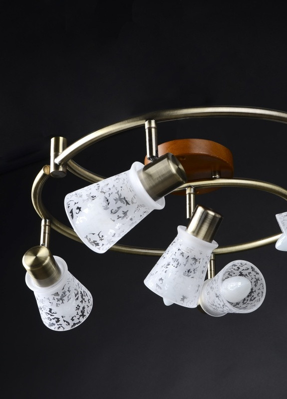 Светильник настенно-потолочный спот поворотный накладной HTL-159C/5 E14 Brille (253893222)