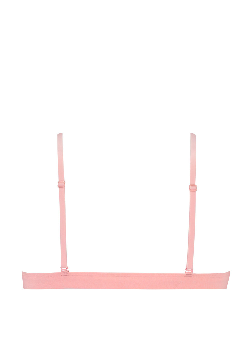 Світло-рожевий тріенджел бюстгальтер Hunkemoller без кісточок бавовна