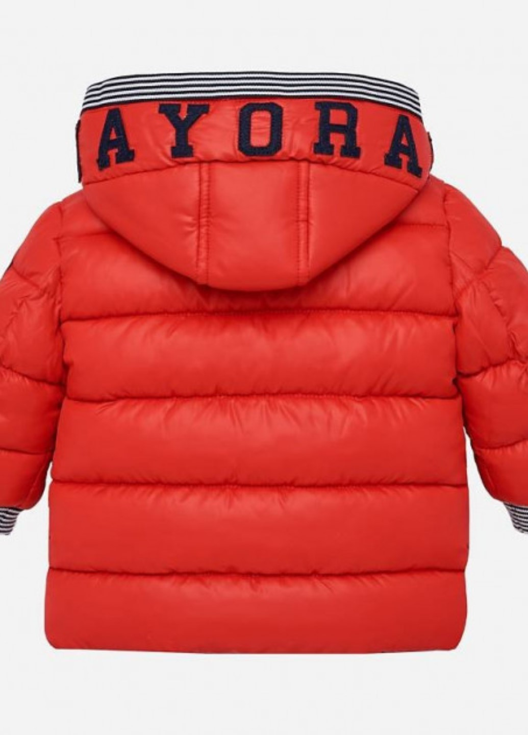 Оранжевая зимняя куртка для мальчика Mayoral 2477