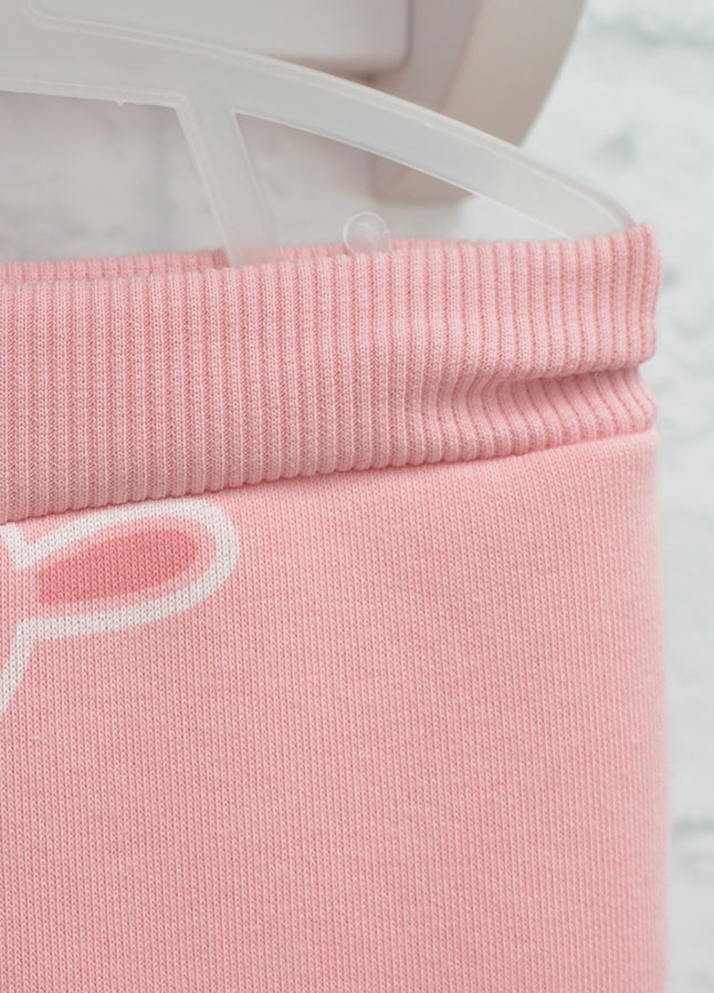 Розовый демисезонный костюм (свитшот, брюки) брючный Blanka