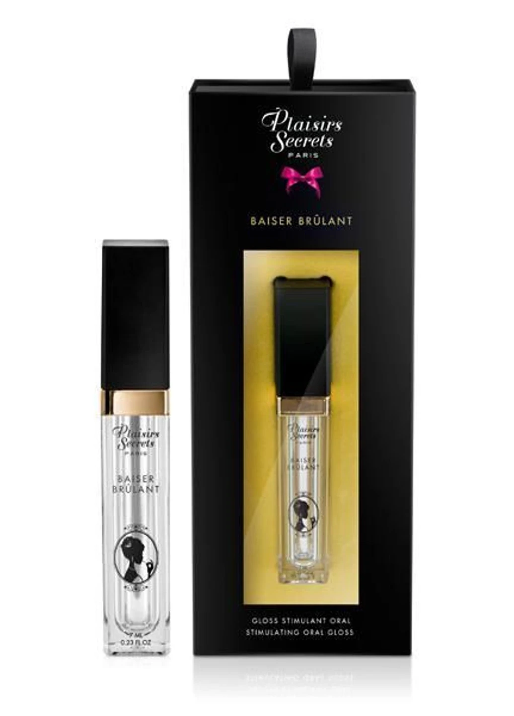 Стимулирующий блеск для губ Stimulating Oral Gloss Baiser Brulant (7 мл) Plaisirs Secrets (252156182)