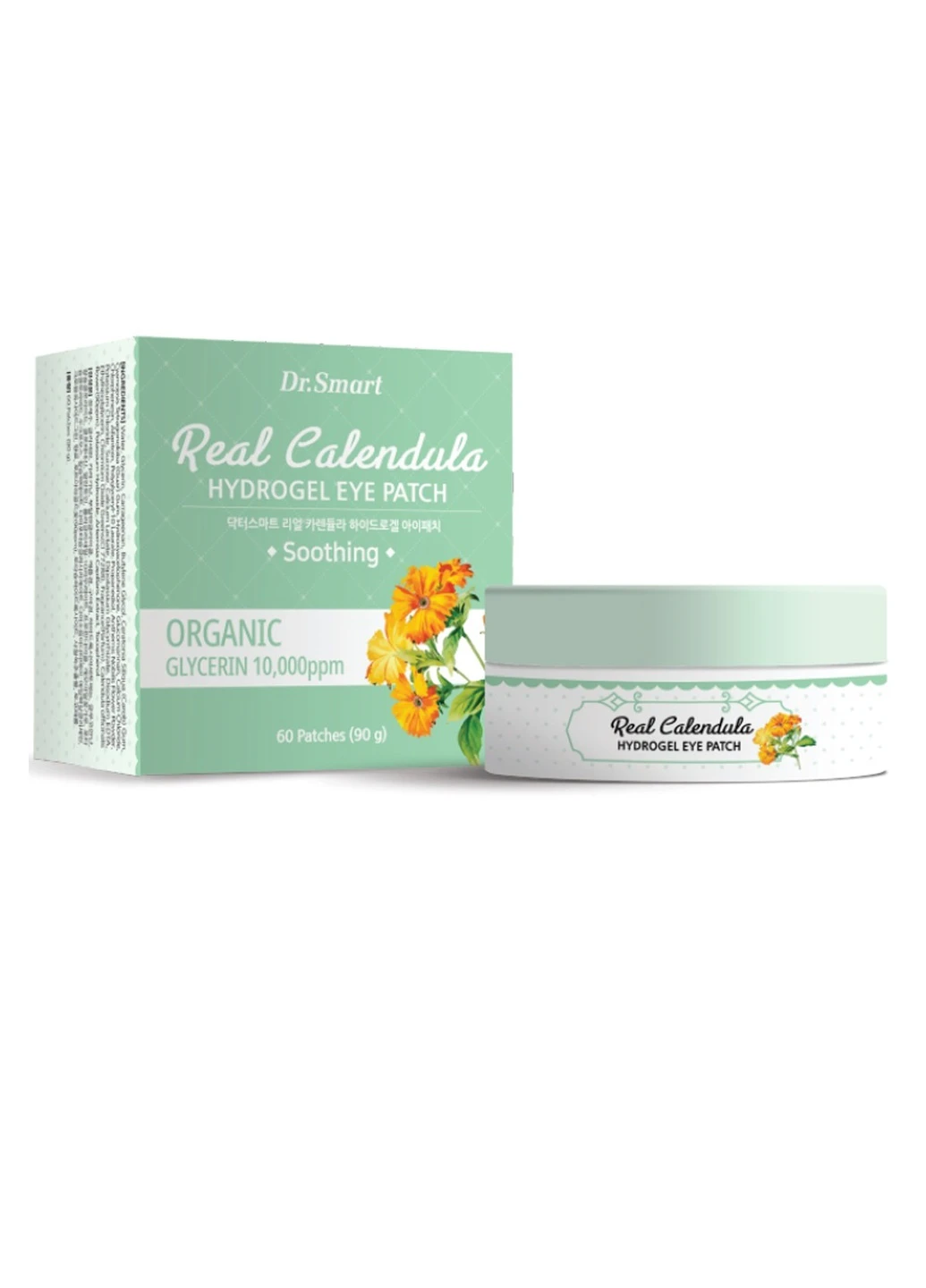 Патчі для очей з календулою Dr. Smart Real Calendula Hydrogel Eye Patch 60 шт Mirfeel (252649428)