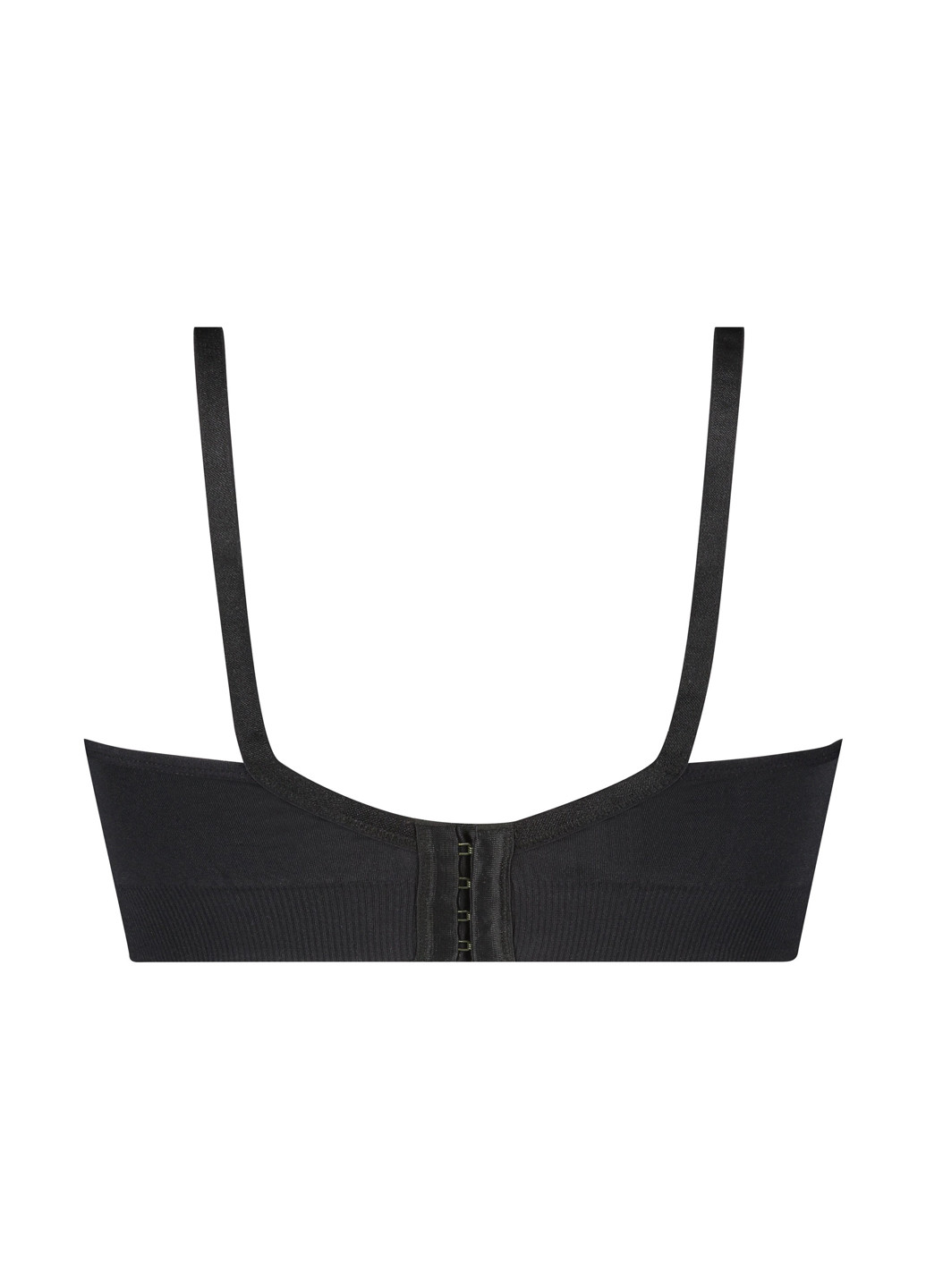 Чёрный топ бюстгальтер для кормящих Hunkemoller без косточек полиамид