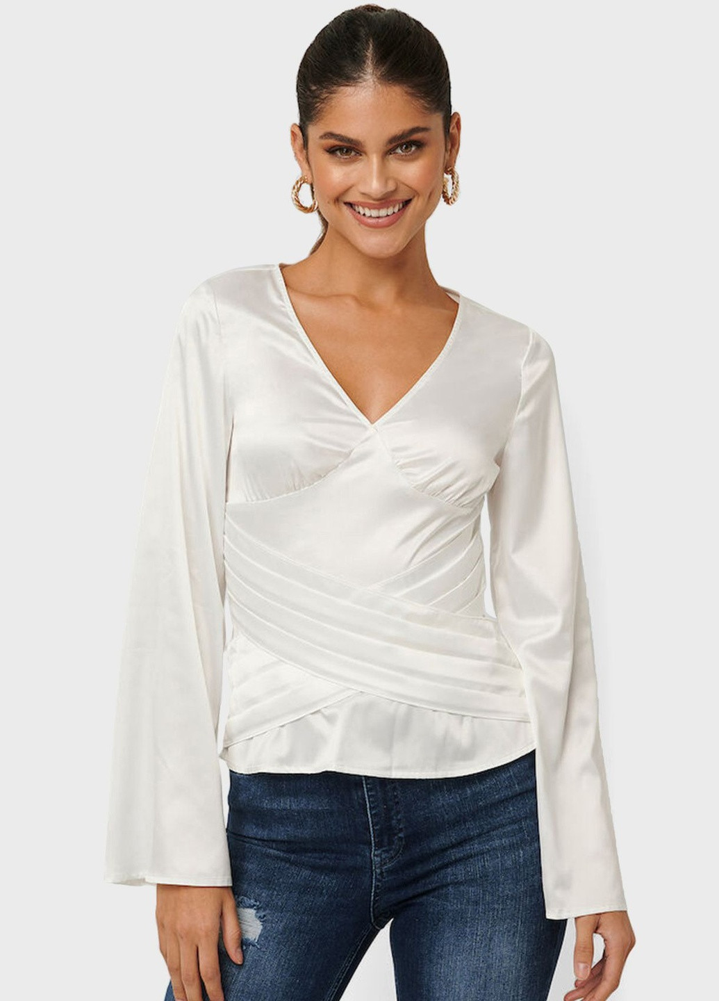 Біла блуза NA-KD