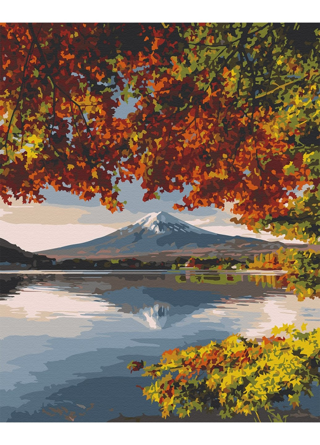 Картина за номерами "Фудзіяма восени" 40х50 см 10574-AC Art Craft (236427748)