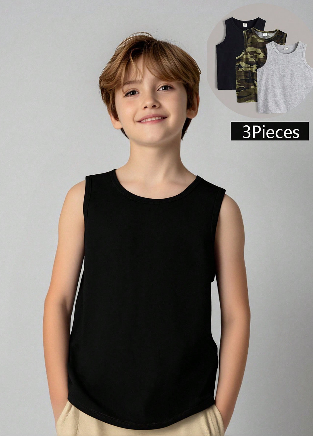 Майка (3шт.) SHEIN (342405583)