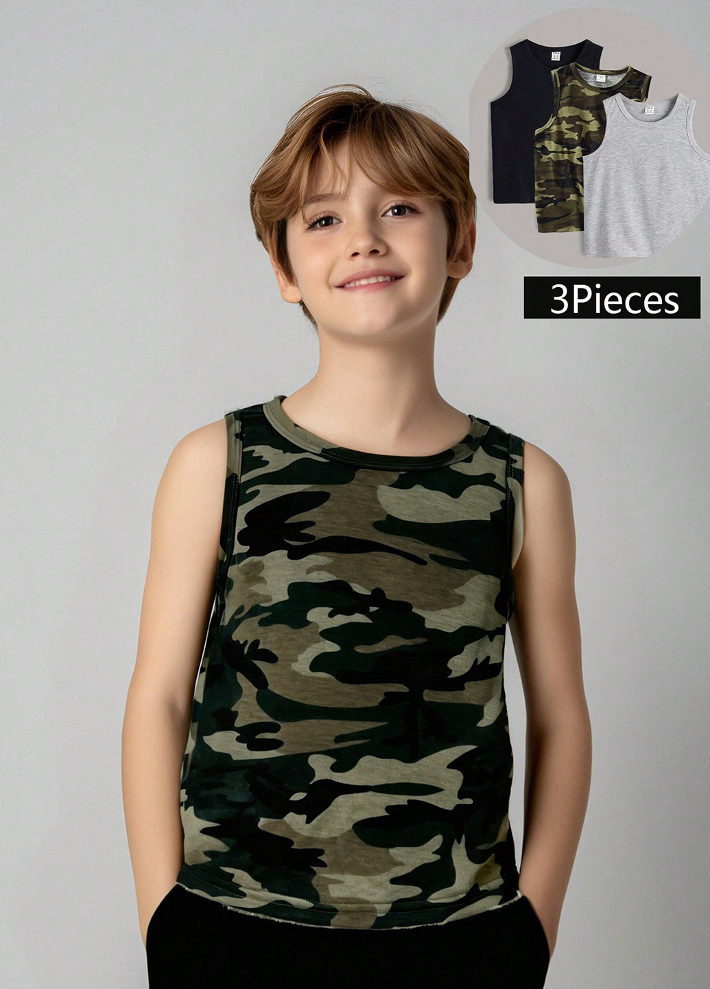 Майка (3шт.) SHEIN (342405583)