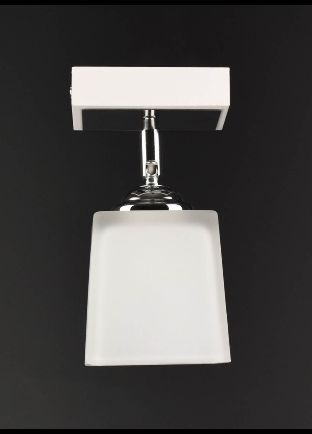 Люстра стельова на 1 лампочку 51203/1-wh Білий 20х9х10 см. Handmade (234537824)