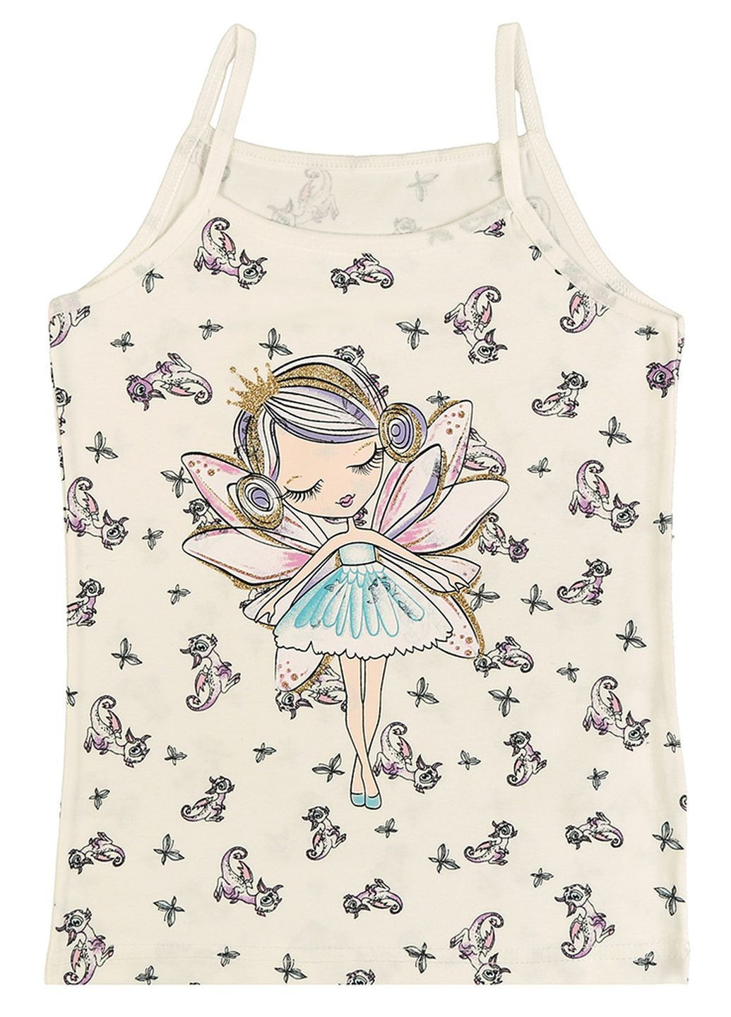 Набор маек на тонких бретелях 5 шт Donella 4371917EH (252942496)