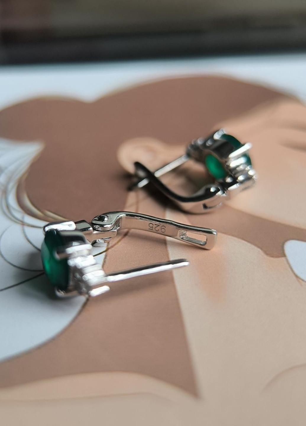 Серьги Silver Flame (369649074)