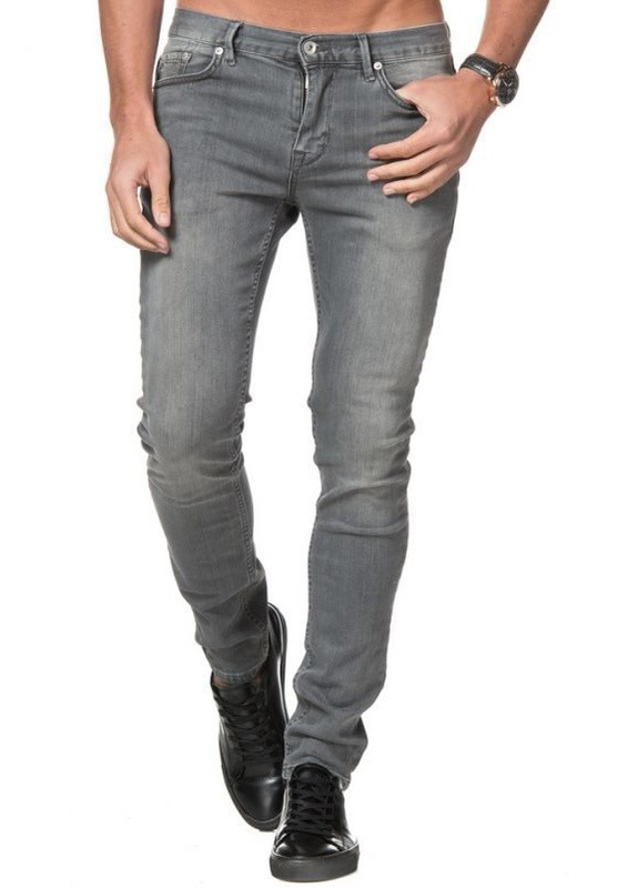 Серые демисезонные джинсы Junk de Luxe