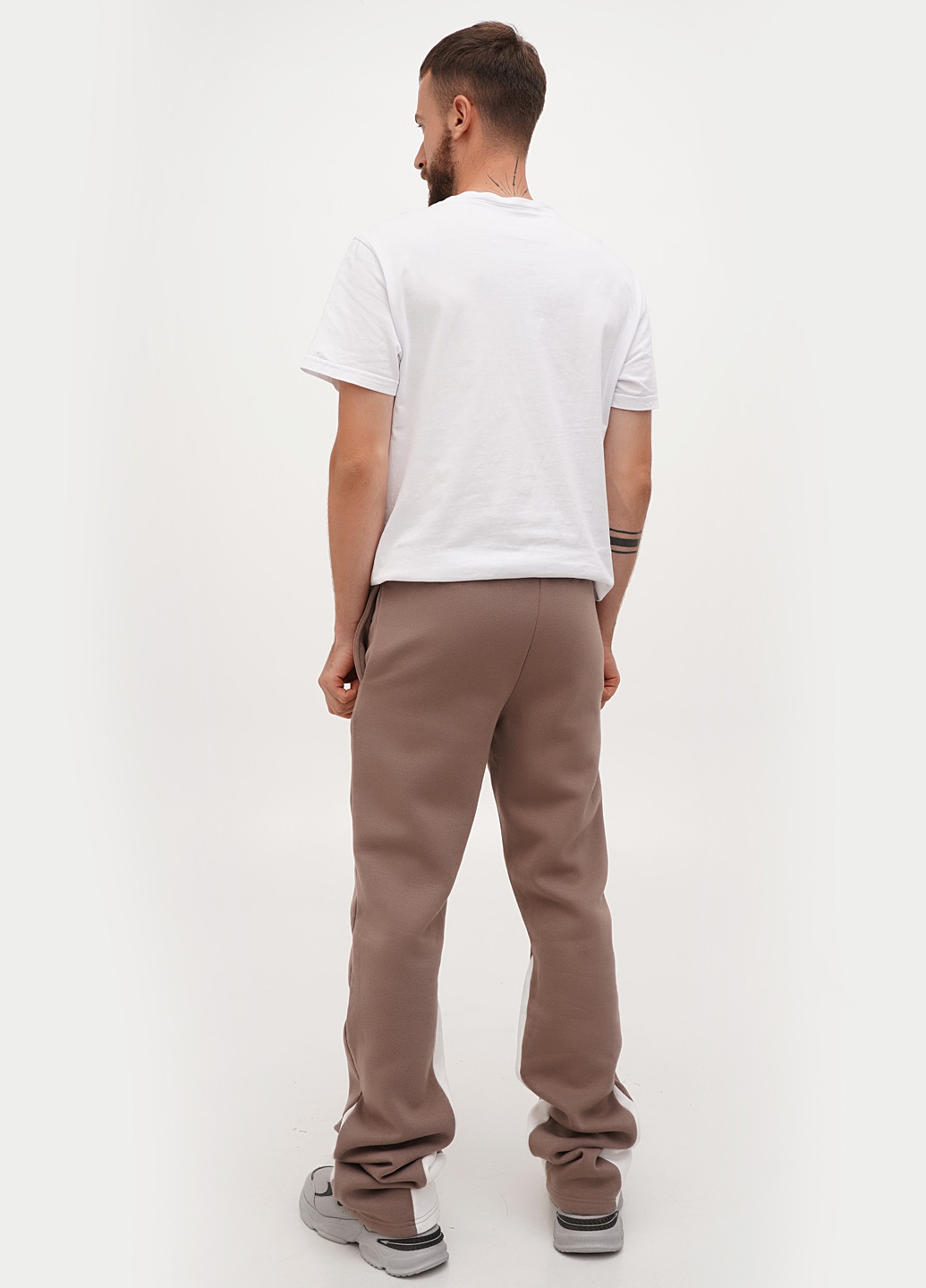 Кофейные кэжуал, спортивные демисезонные джоггеры брюки Boohoo