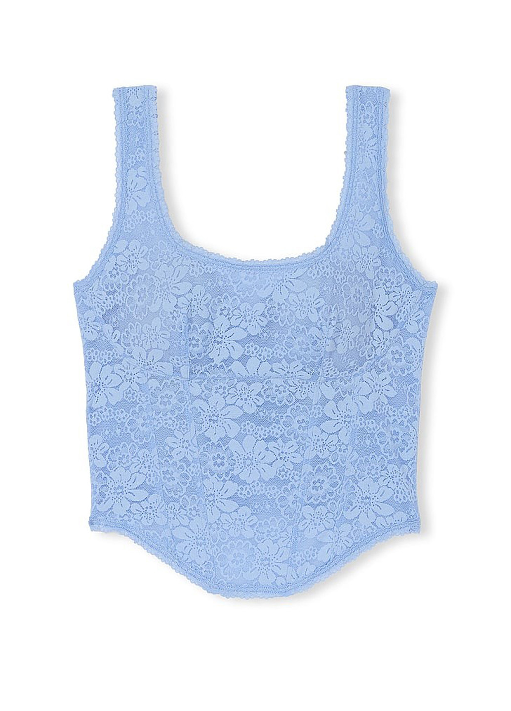 Блакитний демісезонний комплект (корсет, трусики) Victoria's Secret