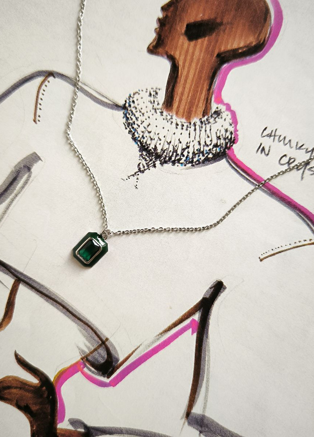 Колье Silver Flame (350941476)