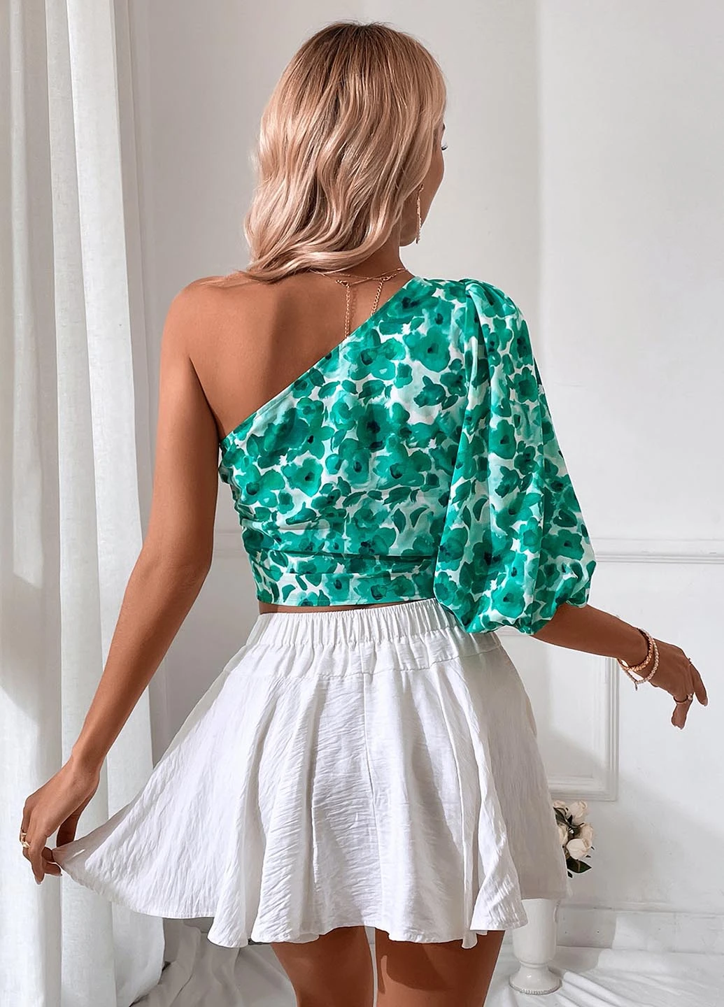 Зелена блуза SHEIN