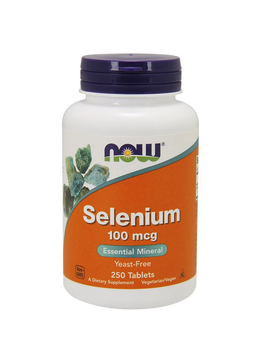 Селен Selenium 100 mcg (250 таб) нау фудс селениум Now Foods (255409039)