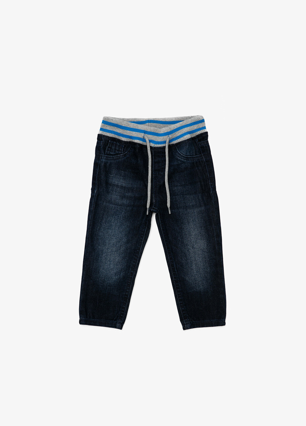 Темно-синие демисезонные прямые джинсы KOTON