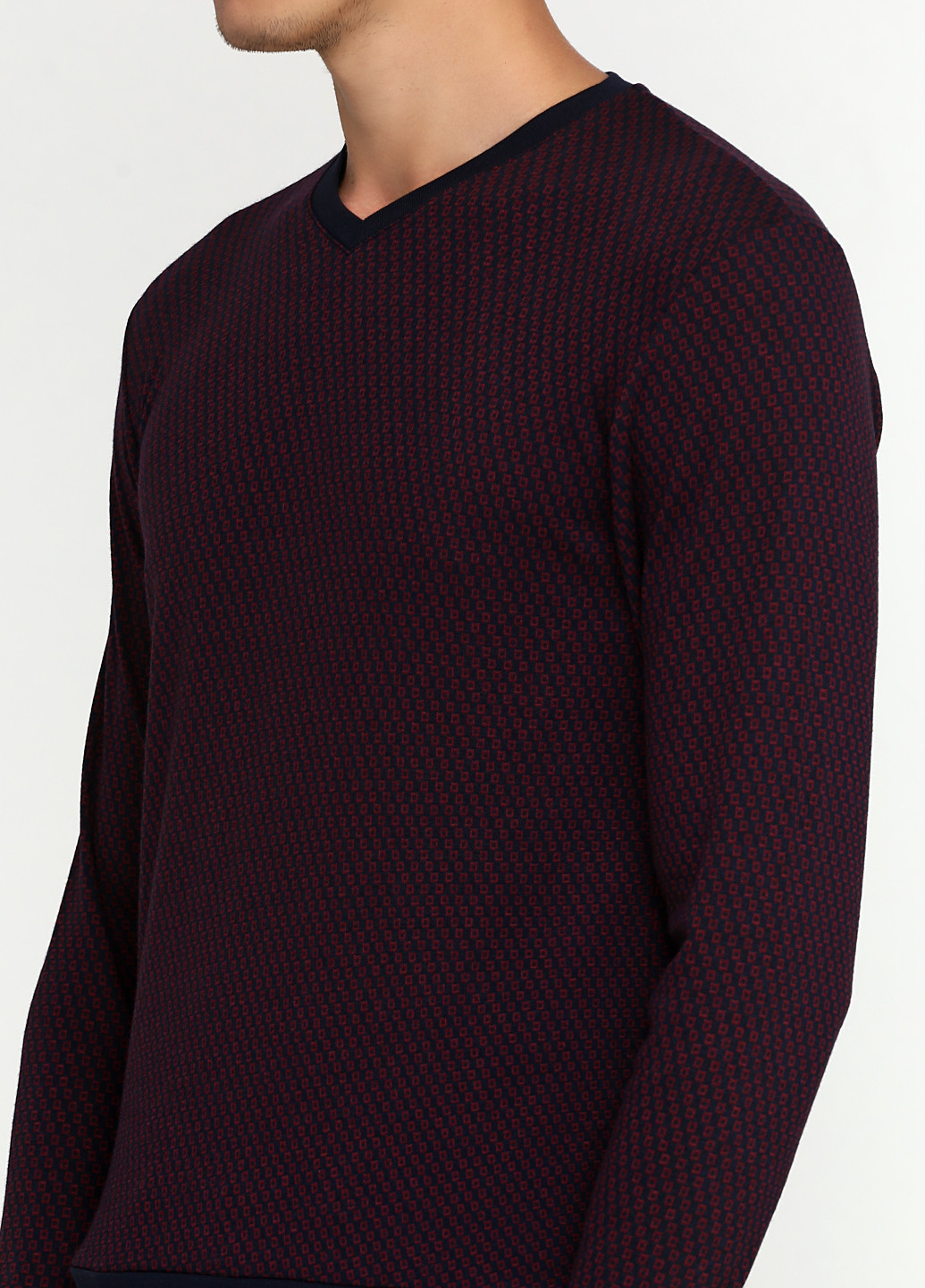 Бордовий демісезонний пуловер пуловер MSY