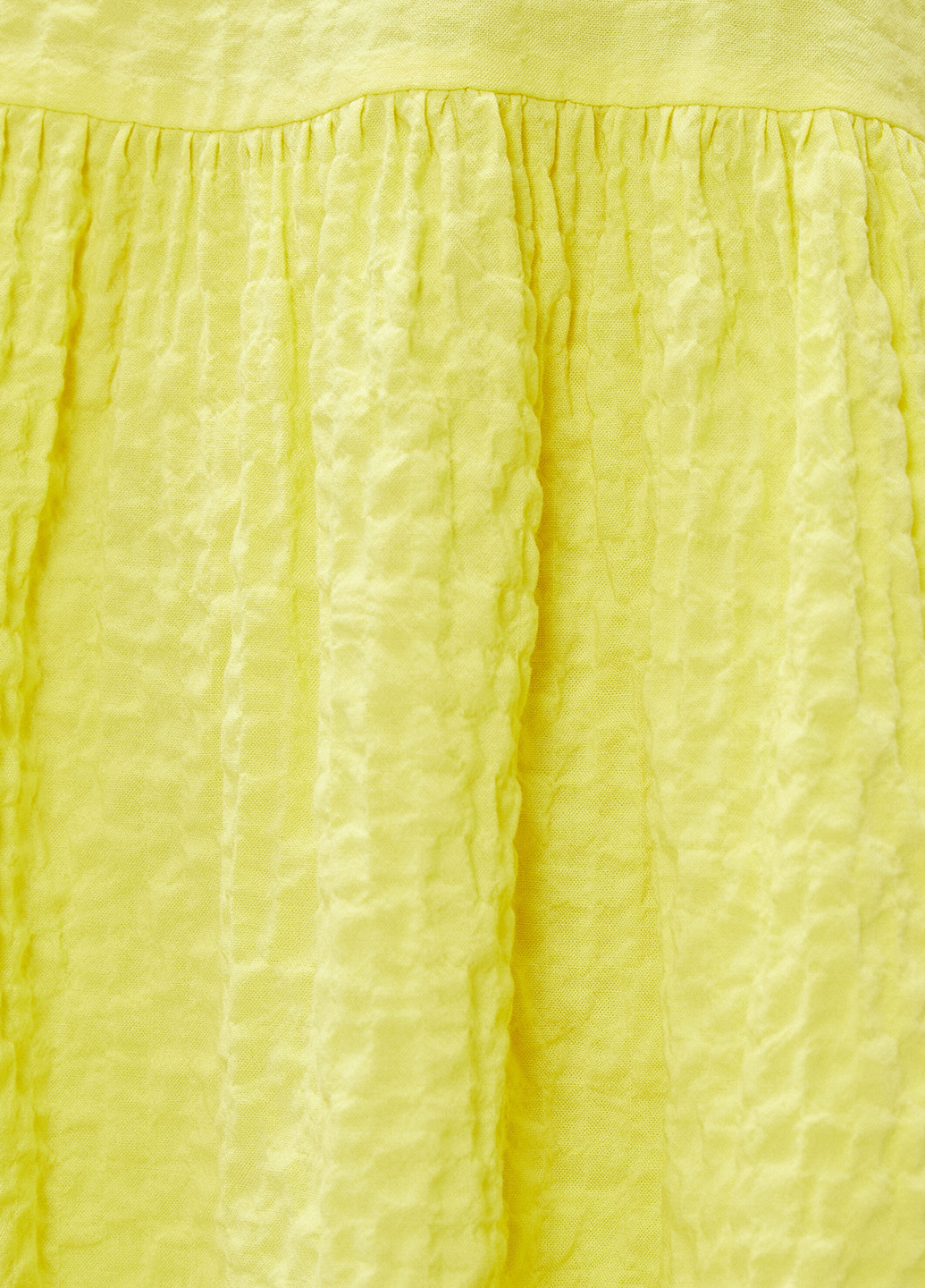 Желтое кэжуал платье с пышной юбкой KOTON однотонное