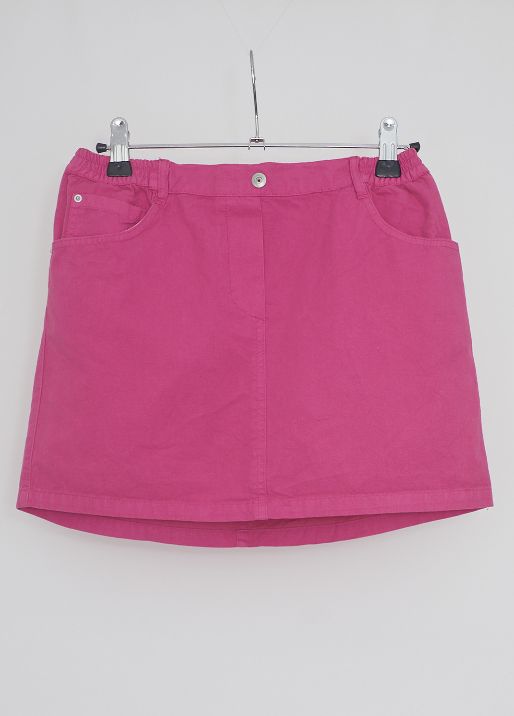 Розовая кэжуал однотонная юбка Trybeyond мини
