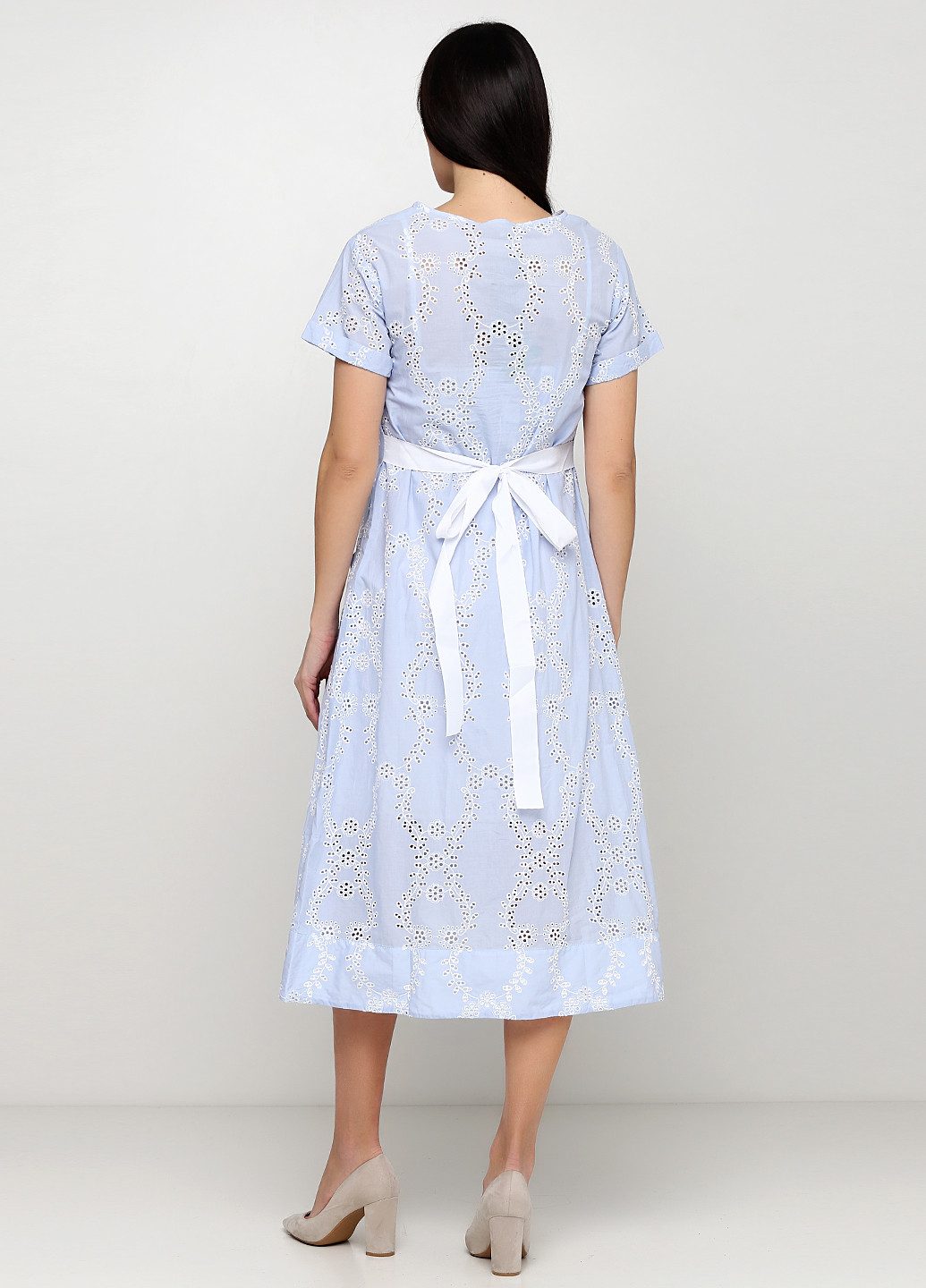 Блакитна кежуал плаття, сукня Andre Tan однотонна