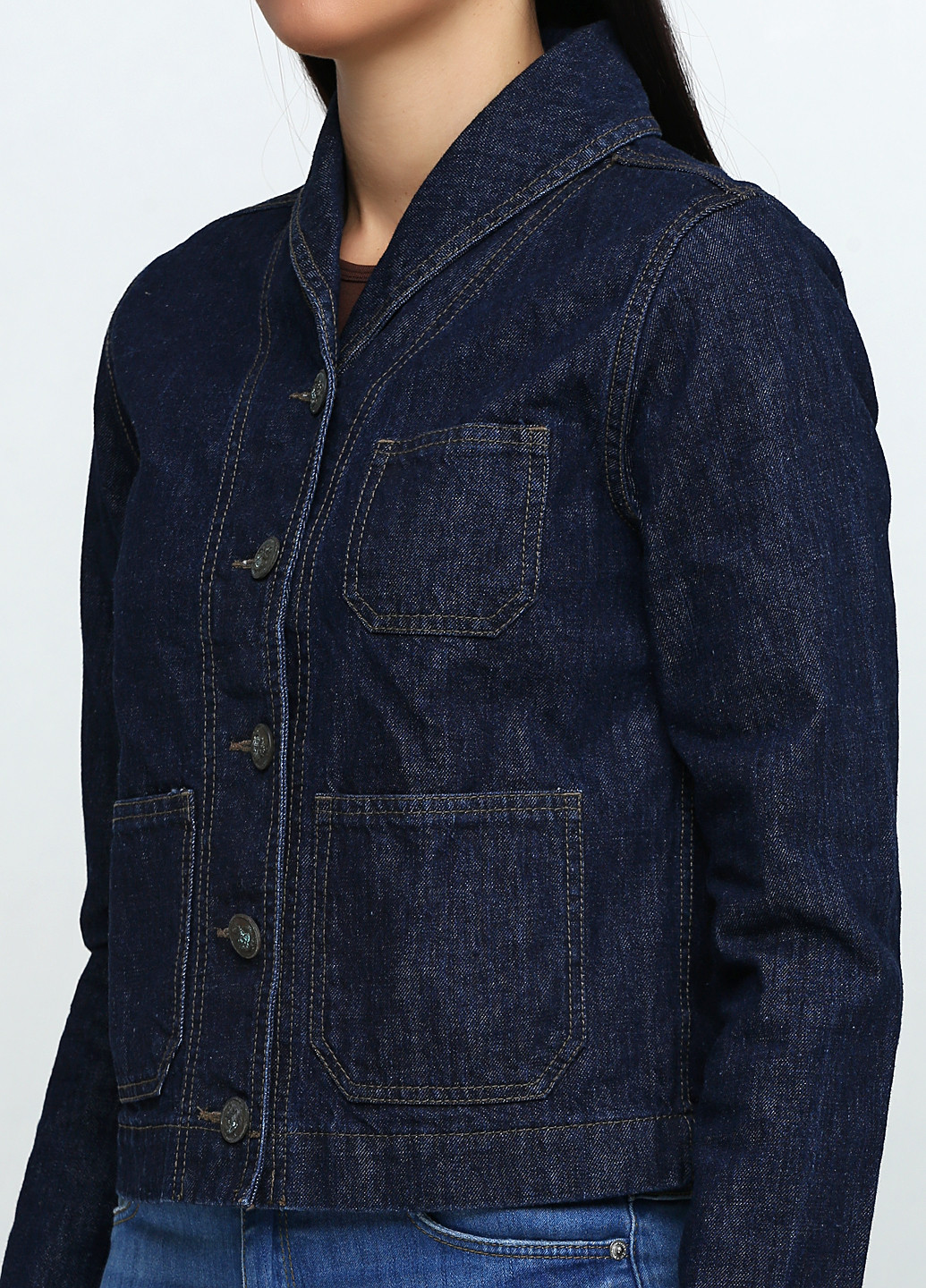 Темно-синяя демисезонная куртка Ralph Lauren