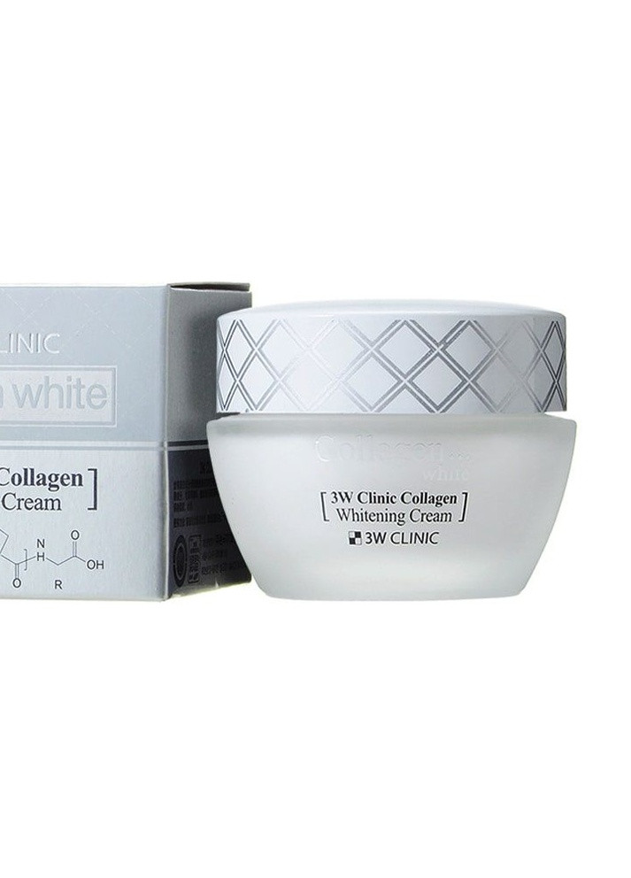 Collagen Whitening Cream Крем для лица осветляющий с коллагеном 3W Clinic (236271735)
