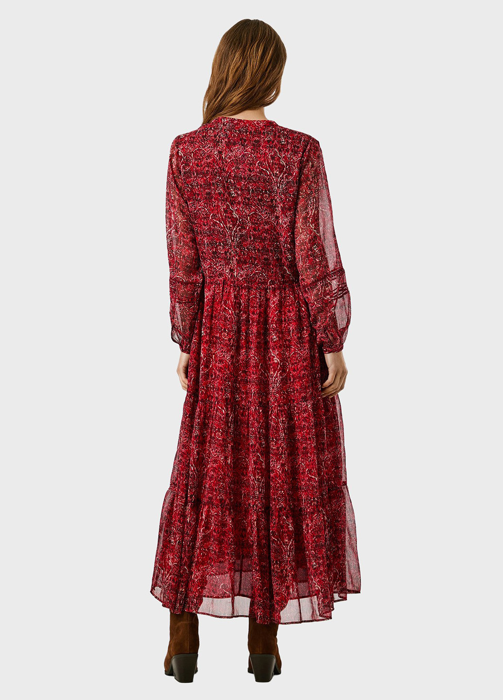 Червона кежуал сукня Pepe Jeans з малюнком