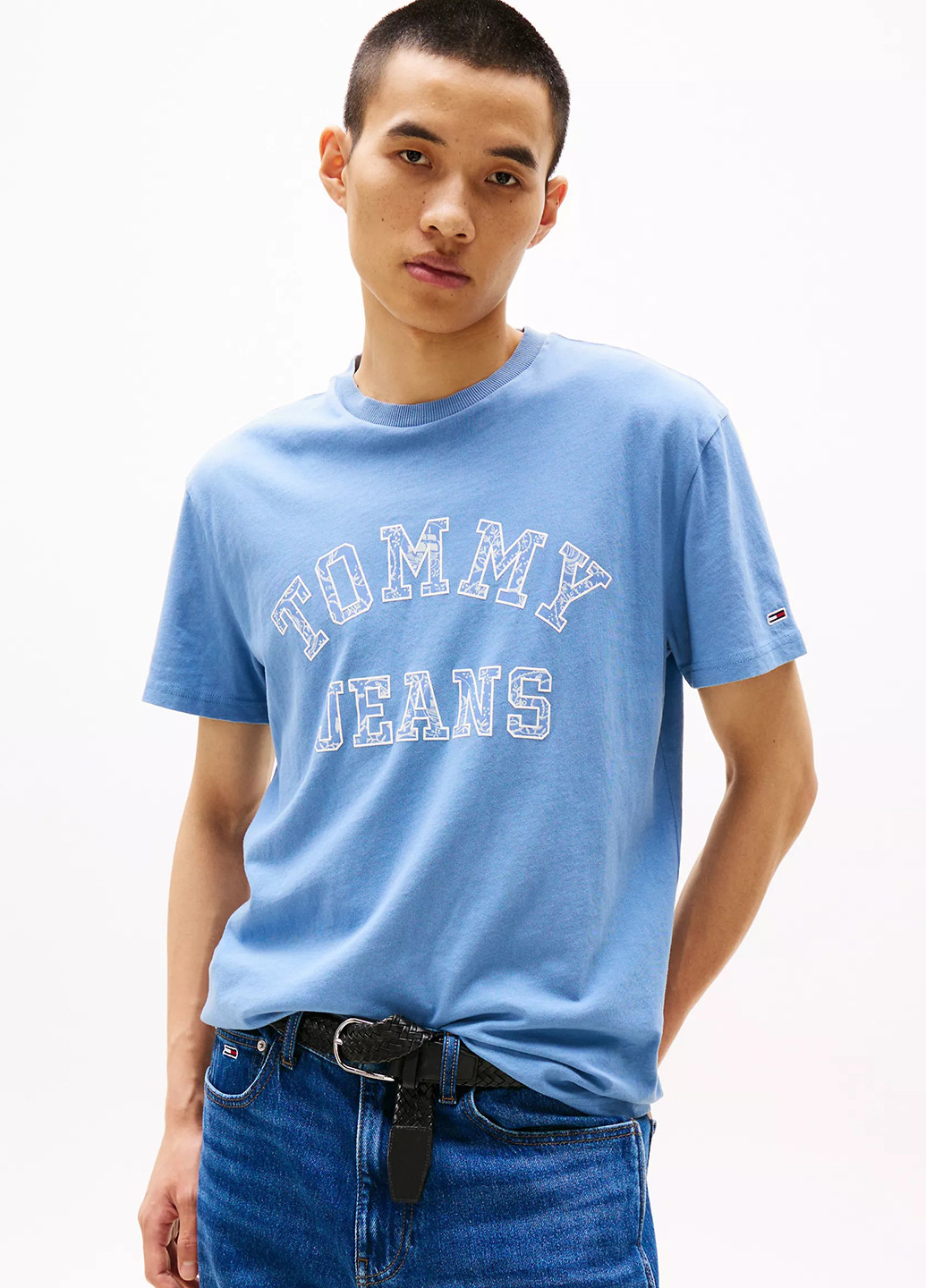 Блакитна футболка Tommy Jeans