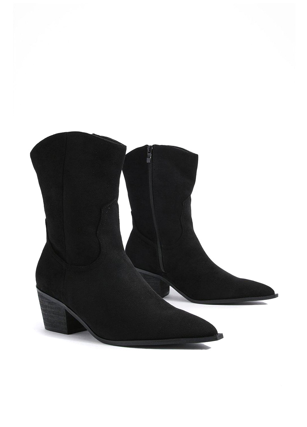 Черные осенние полусапоги Boohoo