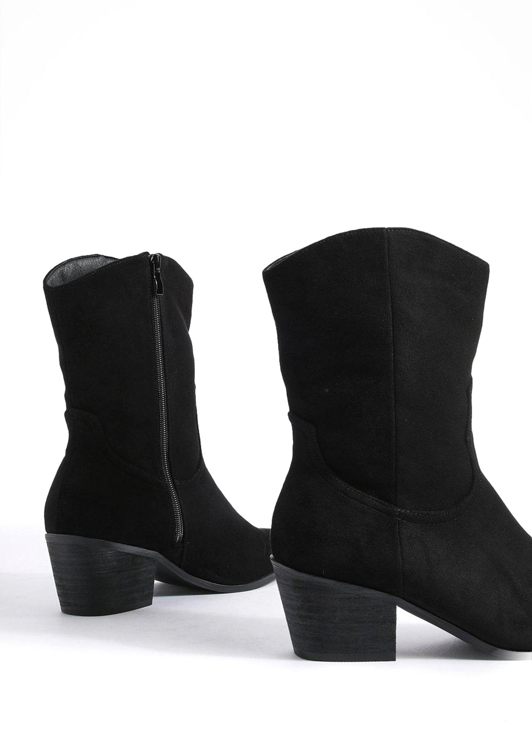 Черные осенние полусапоги Boohoo