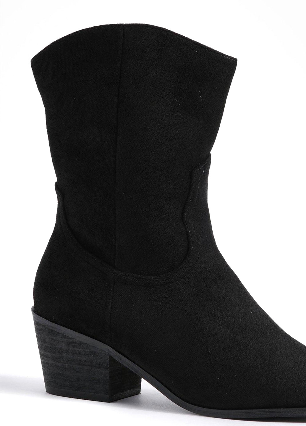 Черные осенние полусапоги Boohoo