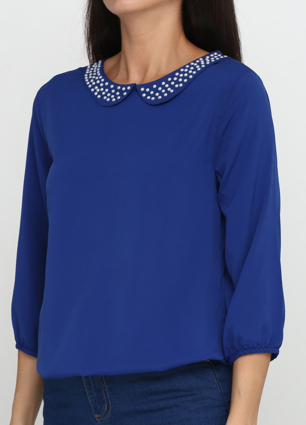 Синяя демисезонная блуза Ageless