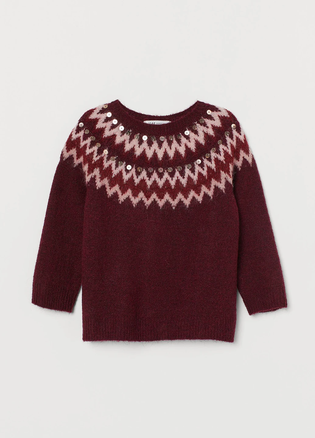 Бордовый демисезонный джемпер джемпер H&M