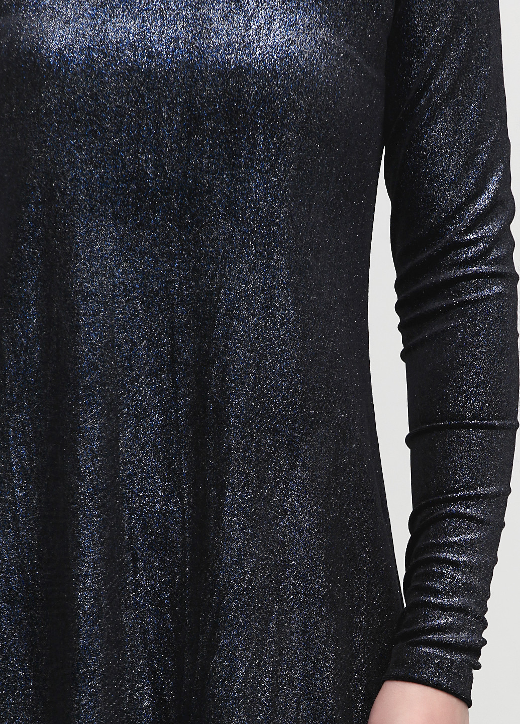 Темно-синее кэжуал платье MBYM меланжевое