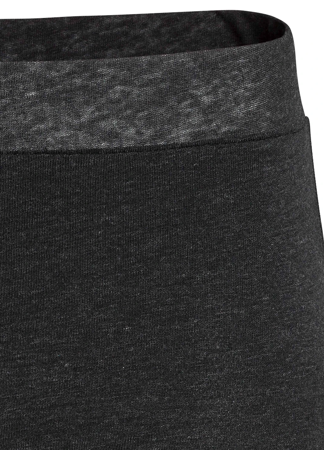 Черная кэжуал однотонная юбка H&M со средней талией