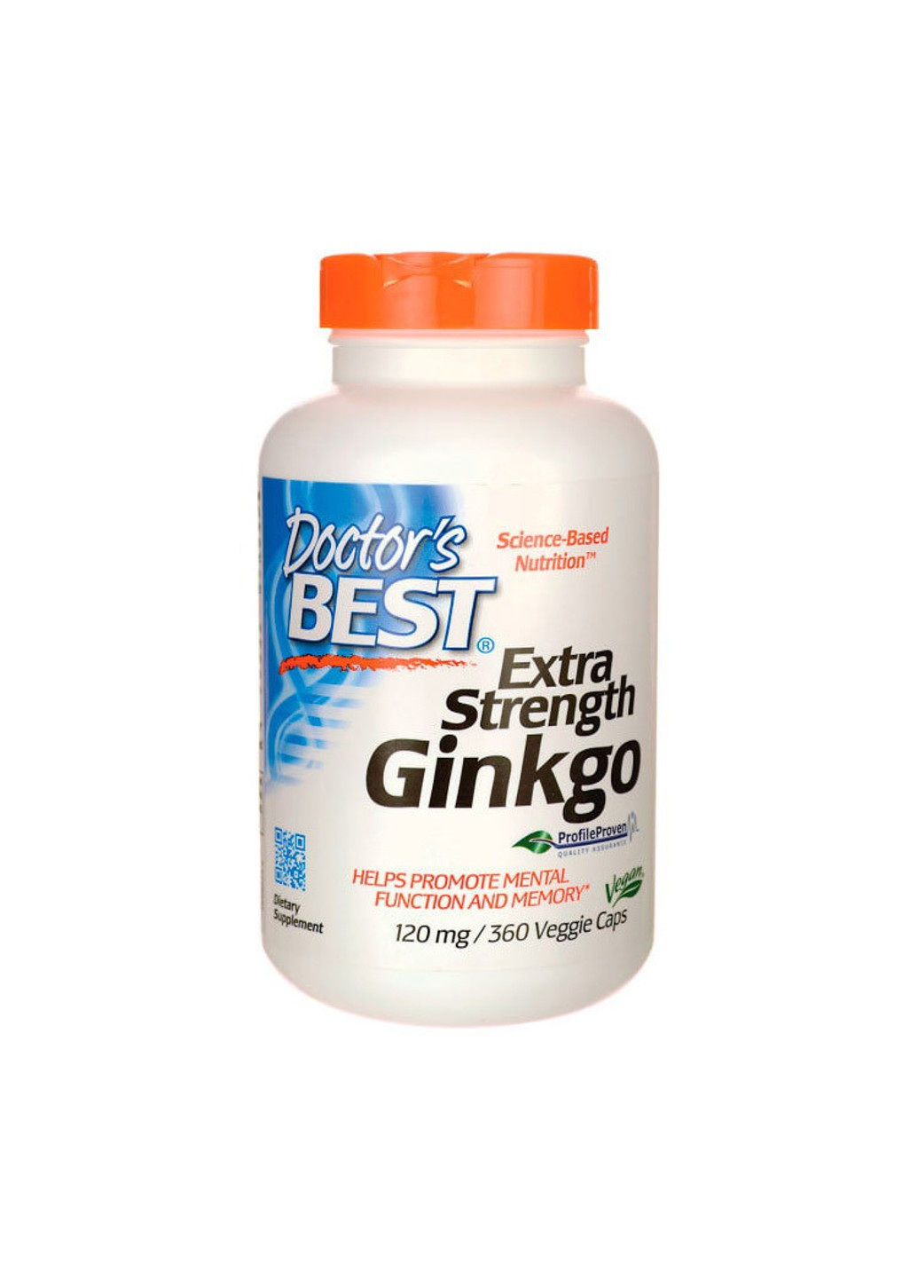 Гінкго білоба Extra Strength Ginkgo 120 mg (360 капс) доктор бест Doctor's Best (255409556)