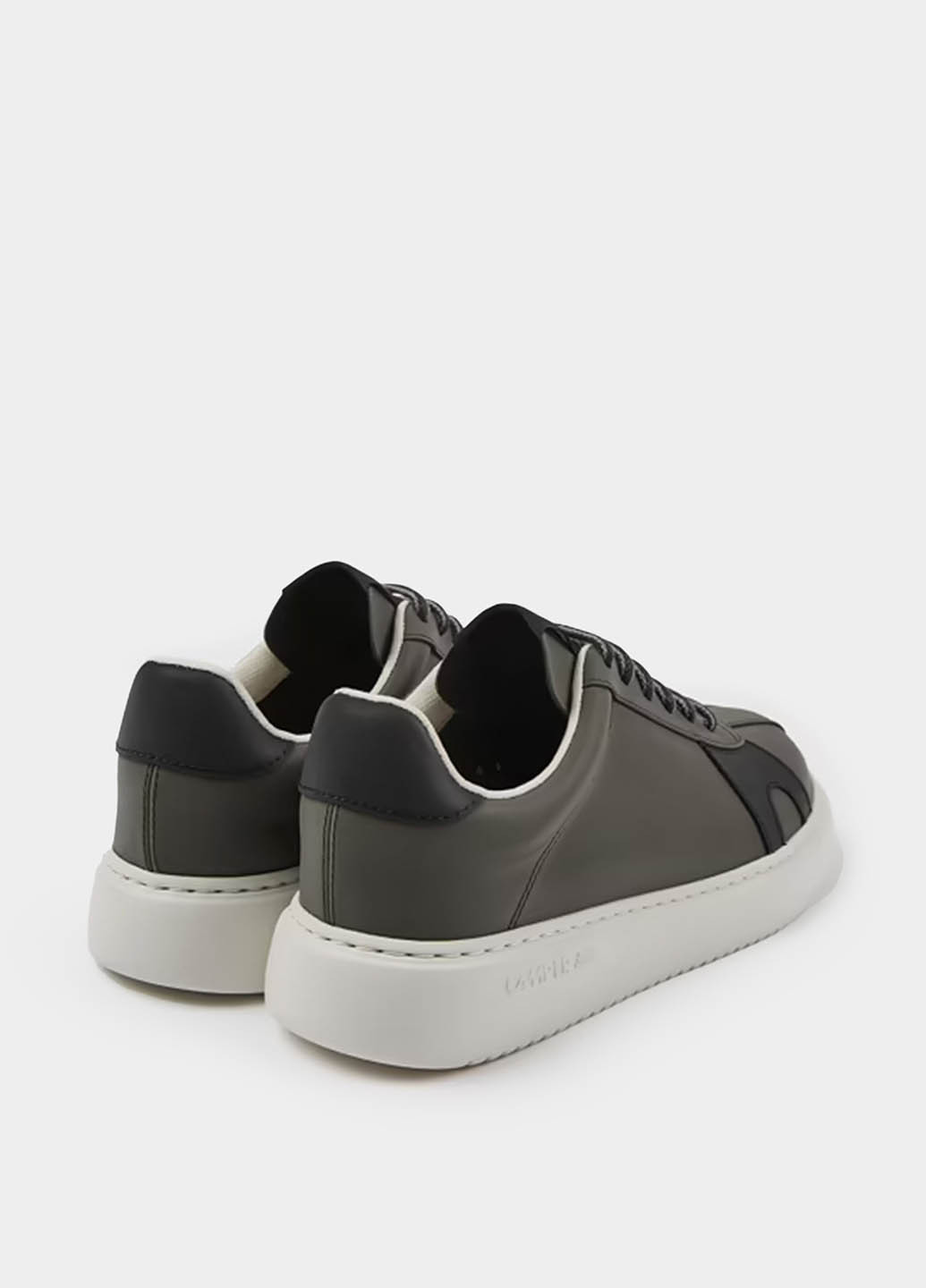 Серо-коричневые кеды Camper