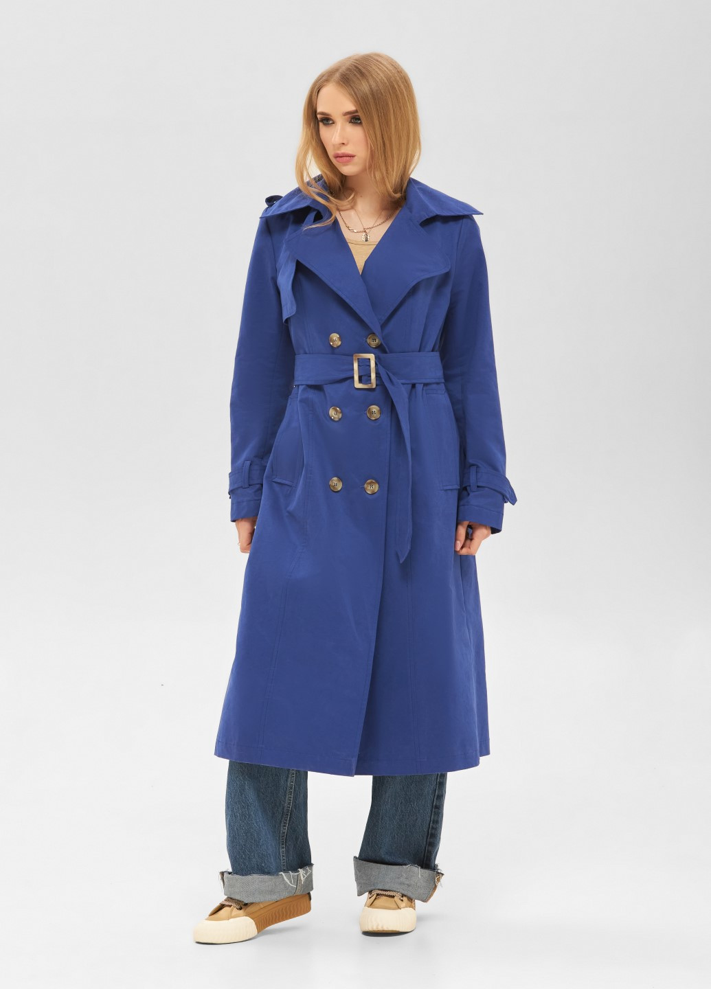 Плащ MN тренчкот на пуговицах демисезон (214910819)