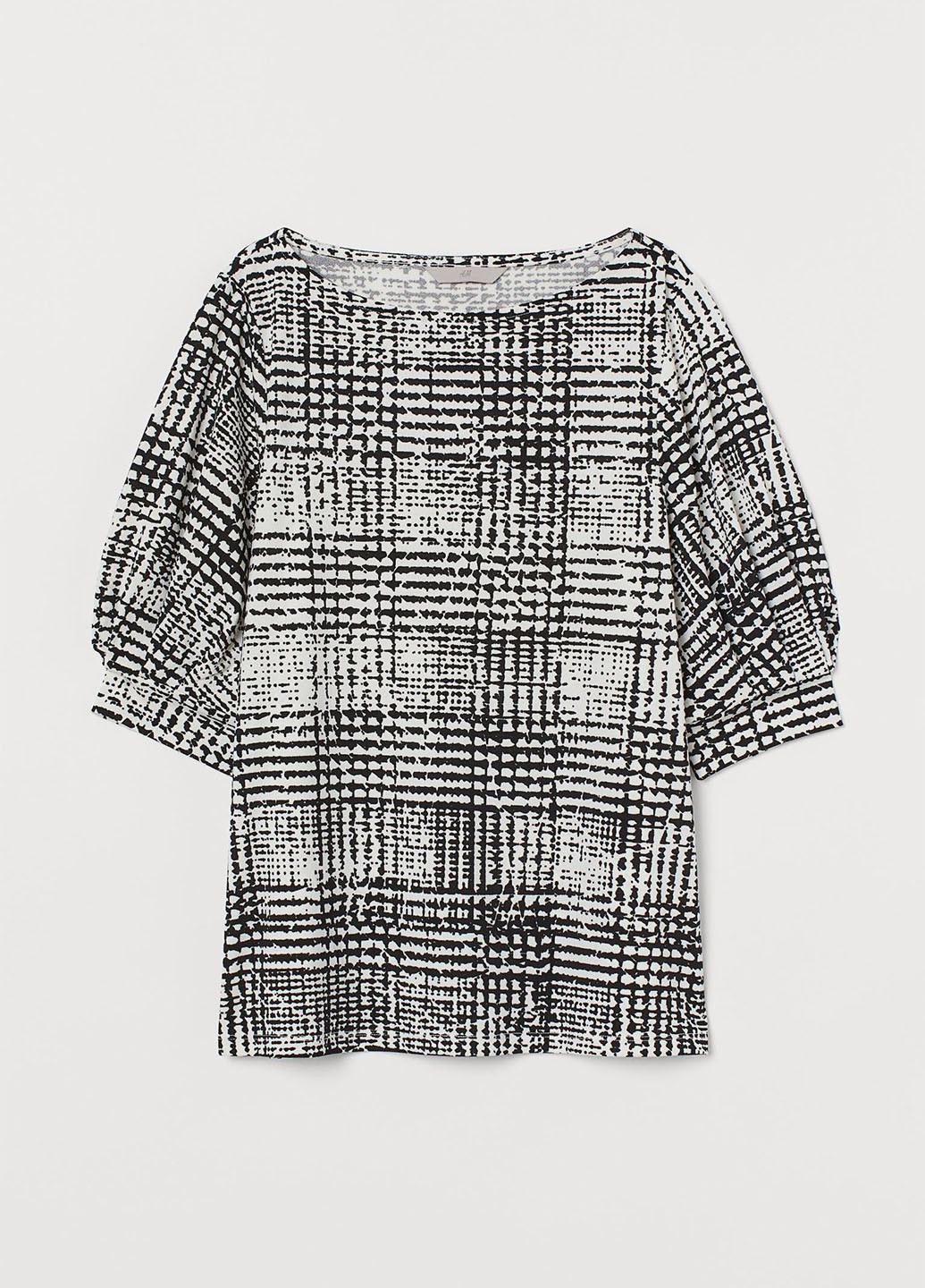Чёрно-белую блуза H&M