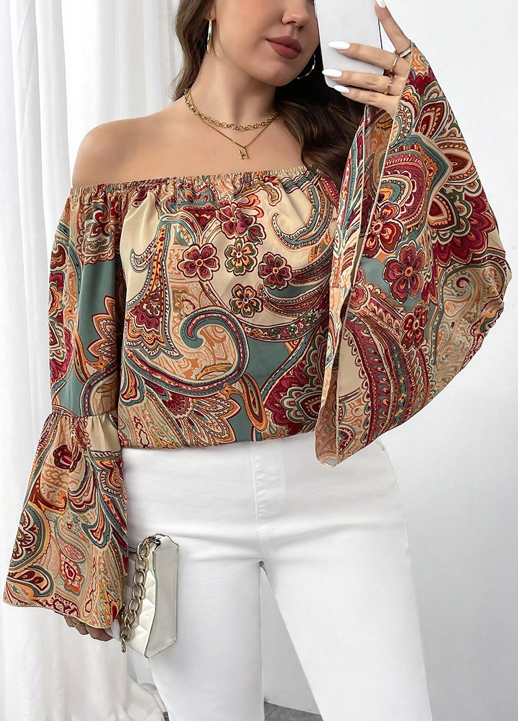 Комбінована блуза SHEIN