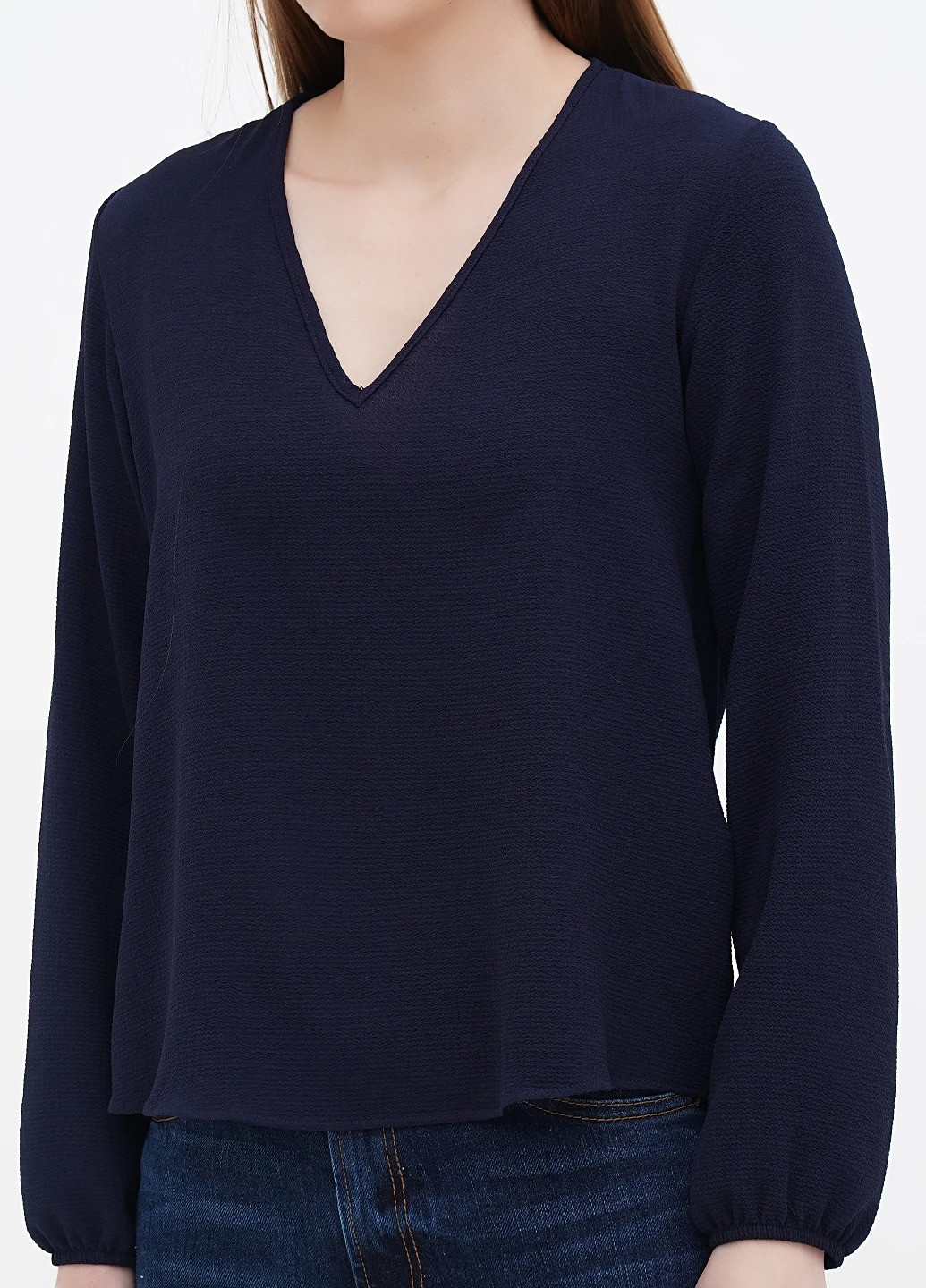 Темно-синя блуза Motivi