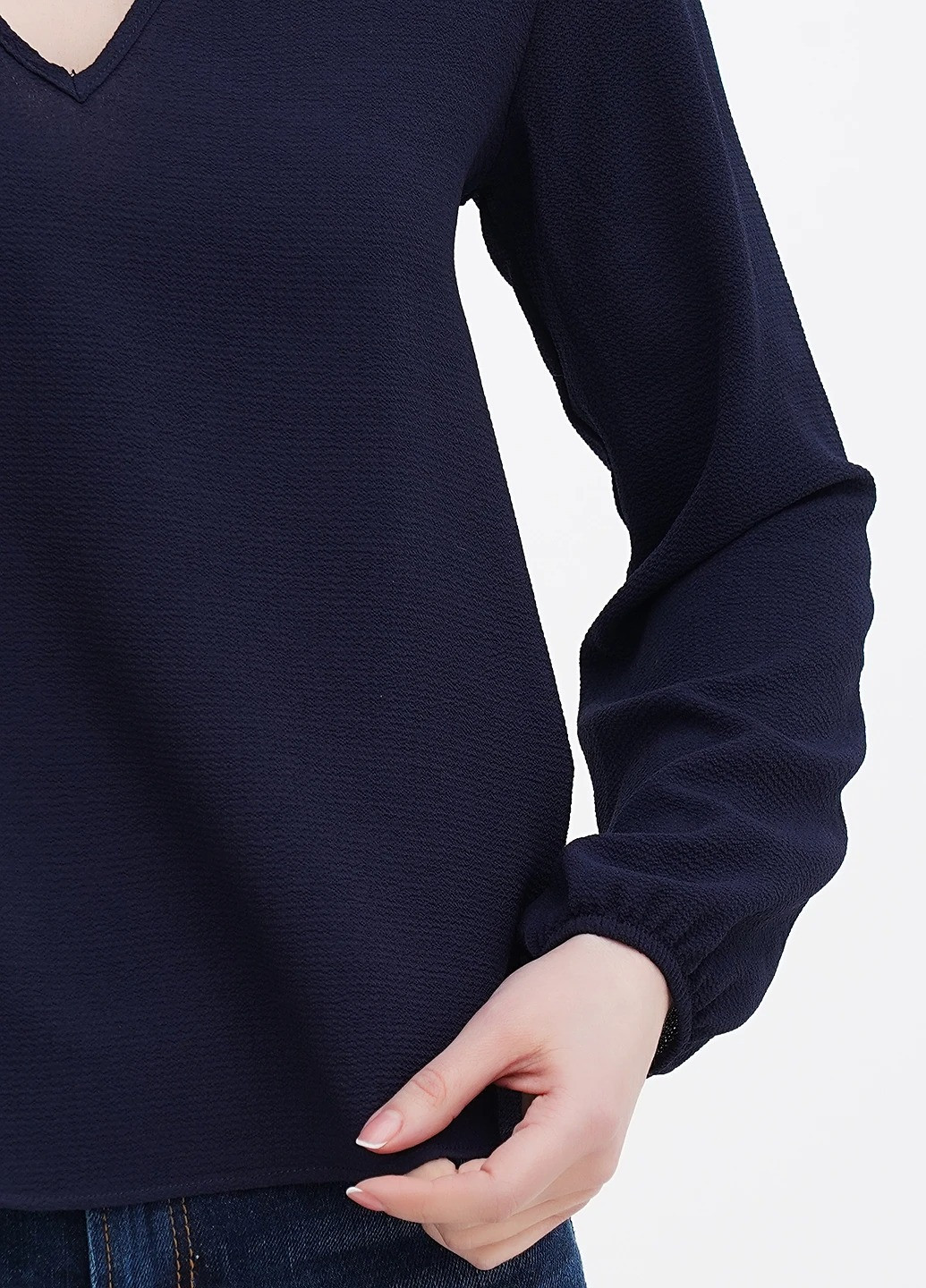 Темно-синя блуза Motivi