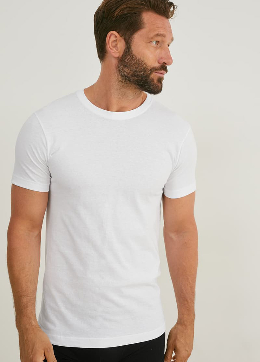 Біла футболка з коротким рукавом C&A