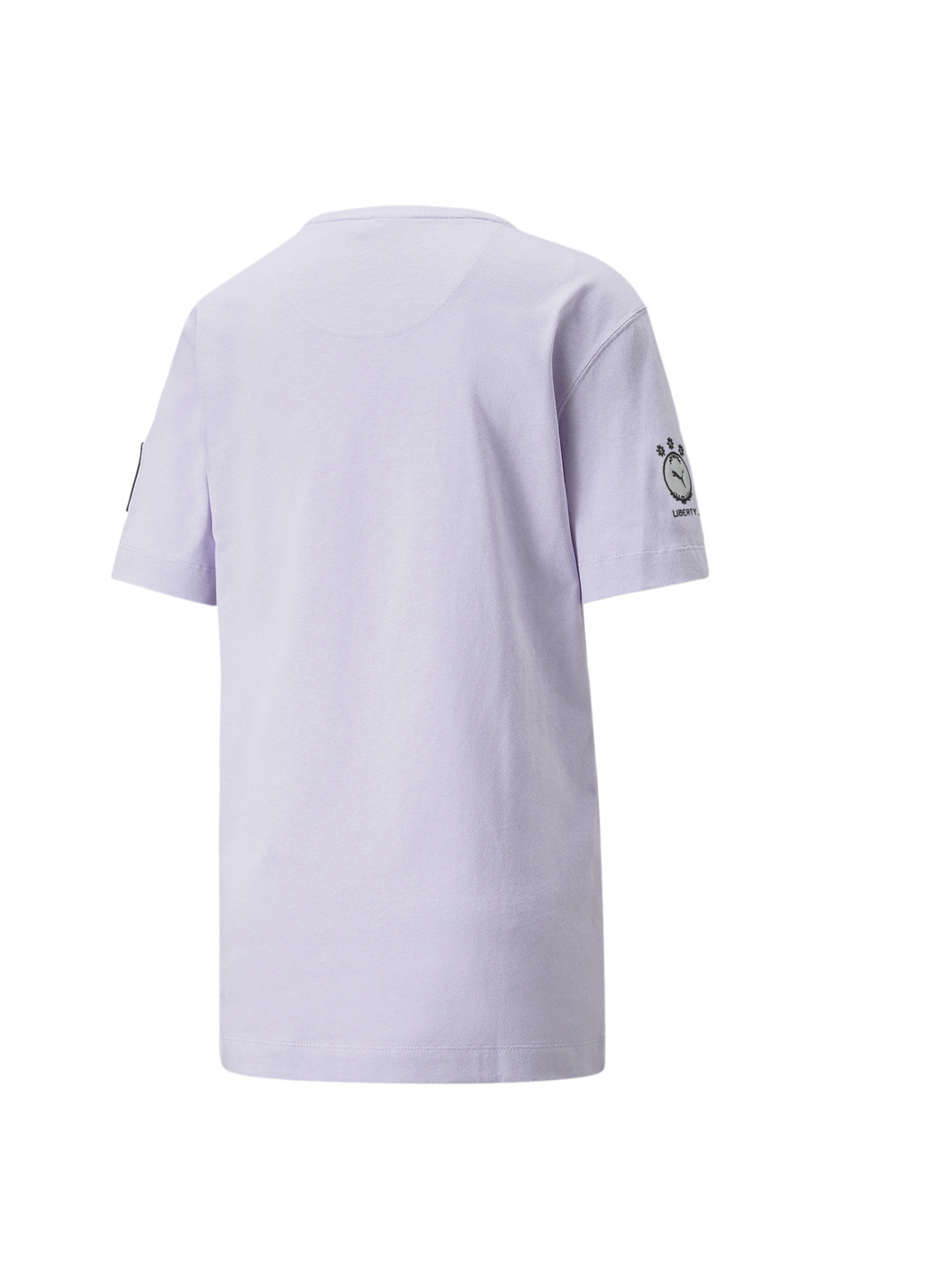 Пурпурная всесезон футболка x liberty badge women's tee Puma
