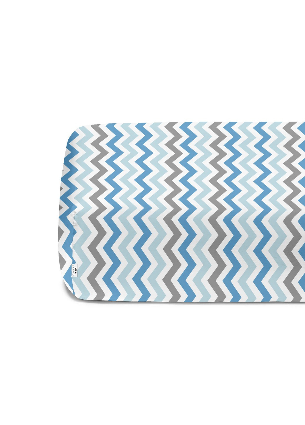 Простирадло на гумці 180х200х20 ZIGZAG GREY BLUE Cosas ZigGreyBlue_180х200x20 (250319020)
