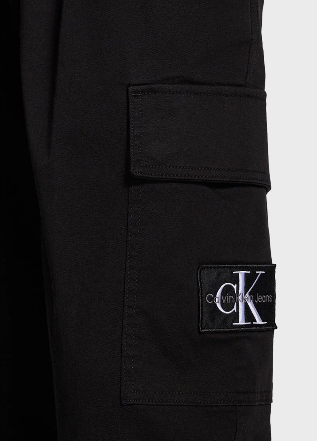 Черные кэжуал демисезонные карго брюки Calvin Klein Jeans